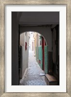 Street in the Kasbah, Tangier, Morocco Fine Art Print