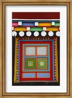 Tibetan-Styled Decoration in Tagong Monastery, Tagong, Sichuan, China Fine Art Print