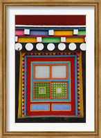 Tibetan-Styled Decoration in Tagong Monastery, Tagong, Sichuan, China Fine Art Print