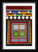 Tibetan-Styled Decoration in Tagong Monastery, Tagong, Sichuan, China Fine Art Print