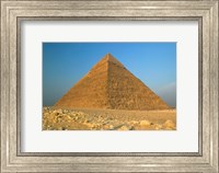 The Pyramids of Giza, the Nile, Cairo, Egypt Fine Art Print