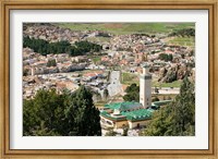 Town View from The Great Rock, Azrou, Middle Atlas, Morocco Fine Art Print