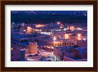 Night View of Town, Tinerhir, Morocco Fine Art Print