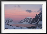 Sunset Light on Lemaire Channel, Antarctic Peninsula Fine Art Print