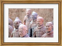 Terra Cotta Warrior Heads, Xian, Shaanxi, China Fine Art Print