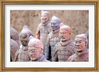 Terra Cotta Warrior Heads, Xian, Shaanxi, China Fine Art Print