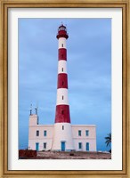 Taguermes Lighthouse at dawn, Sidi Mahres Beach, Jerba Island, Tunisia Fine Art Print