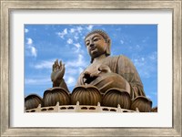 Tian Tan Buddha Statue, Ngong Ping, Lantau Island, Hong Kong, China Fine Art Print