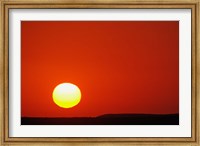 Sunset, Masai Mara Game Reserve, Kenya Fine Art Print