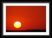 Sunset, Masai Mara Game Reserve, Kenya Fine Art Print