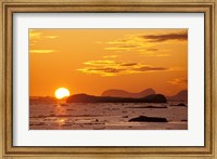 Sunset, Antarctic Peninsula, Antarctica Fine Art Print