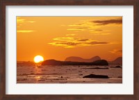 Sunset, Antarctic Peninsula, Antarctica Fine Art Print