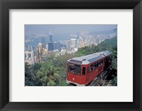 The Peak Tram, Victoria Peak, Hong Kong, China Fine Art Print