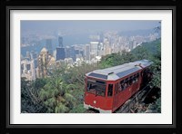 The Peak Tram, Victoria Peak, Hong Kong, China Fine Art Print