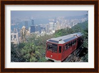 The Peak Tram, Victoria Peak, Hong Kong, China Fine Art Print