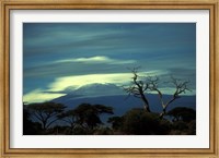 Summit of Mount Kilimanjaro, Amboseli National Park, Kenya Fine Art Print