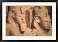 Statues of Ramses II, Abu Simbel, Egypt Fine Art Print