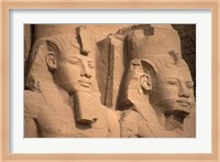 Statues of Ramses II, Abu Simbel, Egypt Fine Art Print