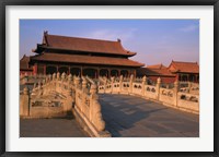 Traditional Architecture in Forbidden City, Beijing, China Fine Art Print