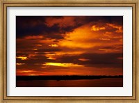 Sunset over Chobe River, Chobe Safari Lodge, Kasane, Botswana, Africa Fine Art Print