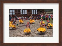 Ura Yakchoe Festival, Bumthang, Bhutan Fine Art Print