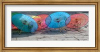Umbrellas For Sale on the Streets, Shandong Province, Jinan, China Fine Art Print