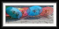 Umbrellas For Sale on the Streets, Shandong Province, Jinan, China Fine Art Print