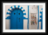 Tunisia, Cap Bon, Hammamet, Medina door Fine Art Print