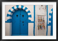 Tunisia, Cap Bon, Hammamet, Medina door Fine Art Print