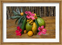 Tropical Fruit on Praslin Island, Seychelles Fine Art Print