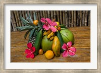 Tropical Fruit on Praslin Island, Seychelles Fine Art Print