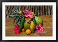 Tropical Fruit on Praslin Island, Seychelles Fine Art Print