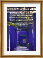 Villa Courtyard, Marrakech, Morocco Fine Art Print