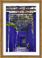 Villa Courtyard, Marrakech, Morocco Fine Art Print