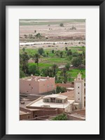 Village in Late Afternoon, Amerzgane, South of the High Atlas, Morocco Fine Art Print