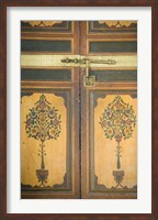 Woodwork Detail, House of the Grand Vizier, Palais de la Bahia, Marrakech, Morocco Fine Art Print