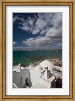 Tunisia, Cap Bon, Gulf of Hammamet from the Kasbah Fine Art Print