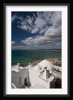 Tunisia, Cap Bon, Gulf of Hammamet from the Kasbah Fine Art Print