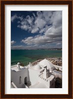 Tunisia, Cap Bon, Gulf of Hammamet from the Kasbah Fine Art Print