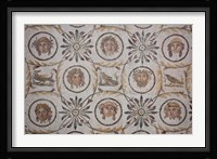 Tunisia, El Jem, El Jem Museum, Roman-era mosaic Fine Art Print