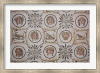 Tunisia, El Jem, El Jem Museum, Roman-era mosaic Fine Art Print