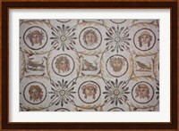Tunisia, El Jem, El Jem Museum, Roman-era mosaic Fine Art Print
