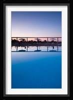 Tunisia, Jerid Area, Tozeur, Hotel El Mouradi Pool Fine Art Print