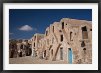Tunisia, Ksour, Medenine, fortified ksar building Fine Art Print