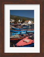 Tunisia, Northern Tunisia, Ghar el-Melh, fishing boat Fine Art Print
