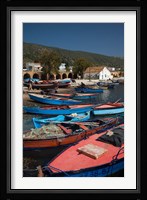 Tunisia, Northern Tunisia, Ghar el-Melh, fishing boat Fine Art Print