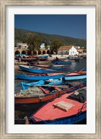 Tunisia, Northern Tunisia, Ghar el-Melh, fishing boat Fine Art Print