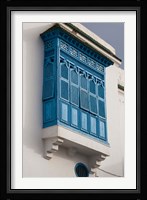 Tunisia, Sidi Bou Said, building detail Fine Art Print