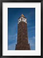 Tunisia, Tunis, Avenue Habib Bourguiba, Clock tower Fine Art Print