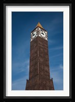 Tunisia, Tunis, Avenue Habib Bourguiba, Clock tower Fine Art Print
